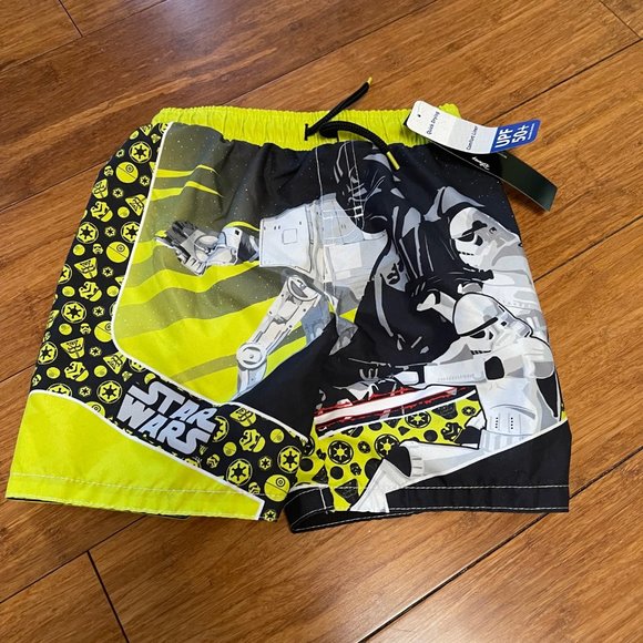 Star Wars Swim Trunks Shorts Size (4) nwt - Picture 1 of 6